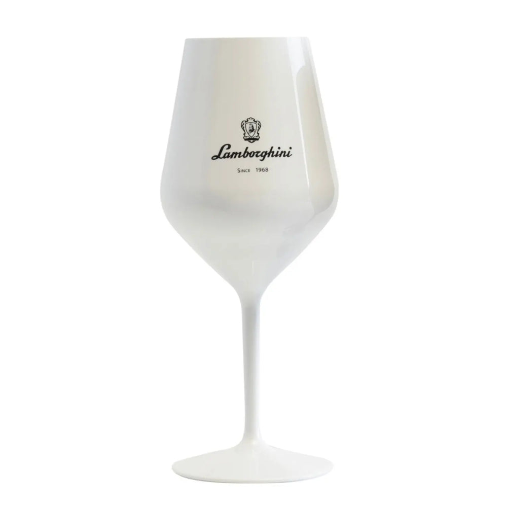 Lamborghini Party Glass Acrylic White